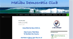 Desktop Screenshot of malibudemocraticclub.org
